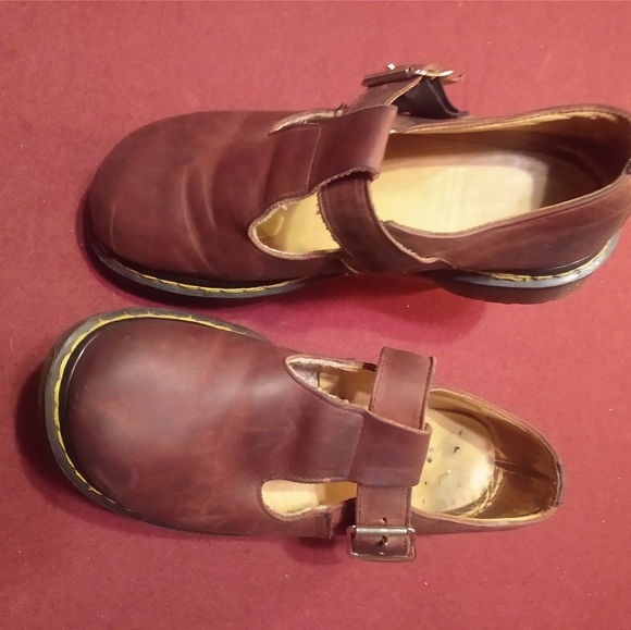 Dr Doc Martens Polly Single Buckle T-Bar Mary Jane - Picture 3 of 11